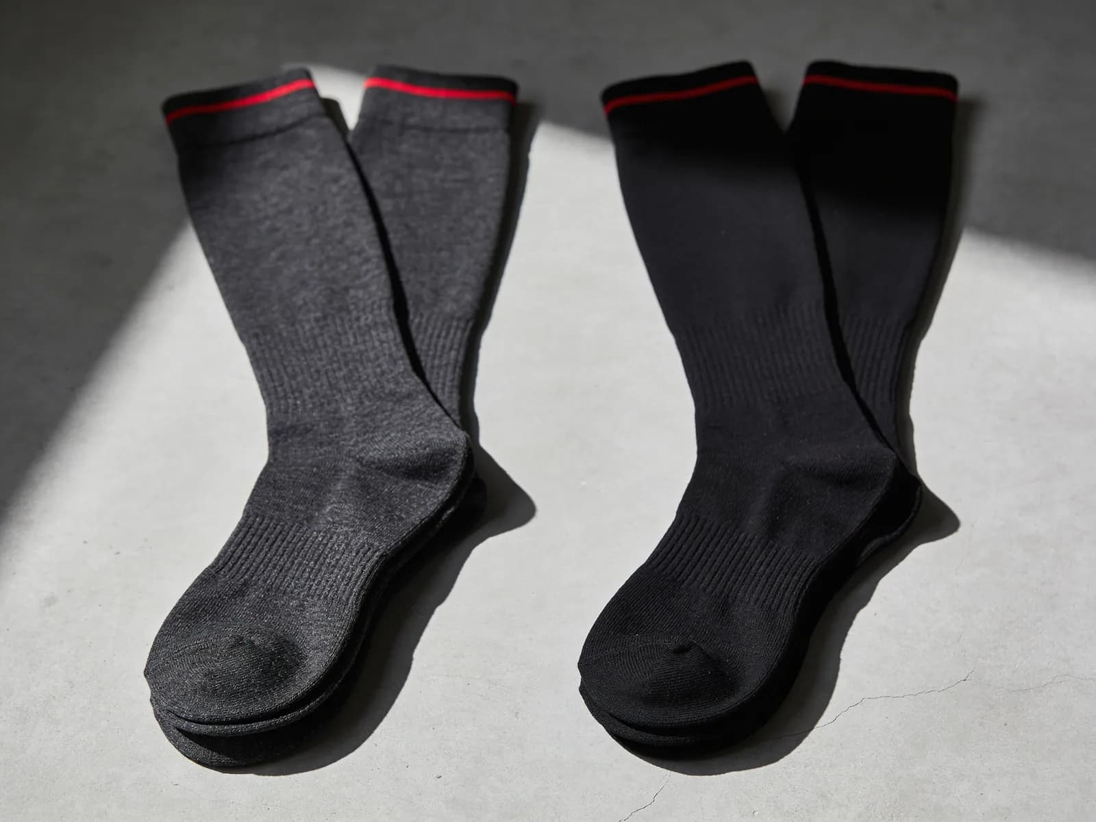 Compression Sock 2-Pack — Knee-high, 15–20 mmHg. Two pairs.