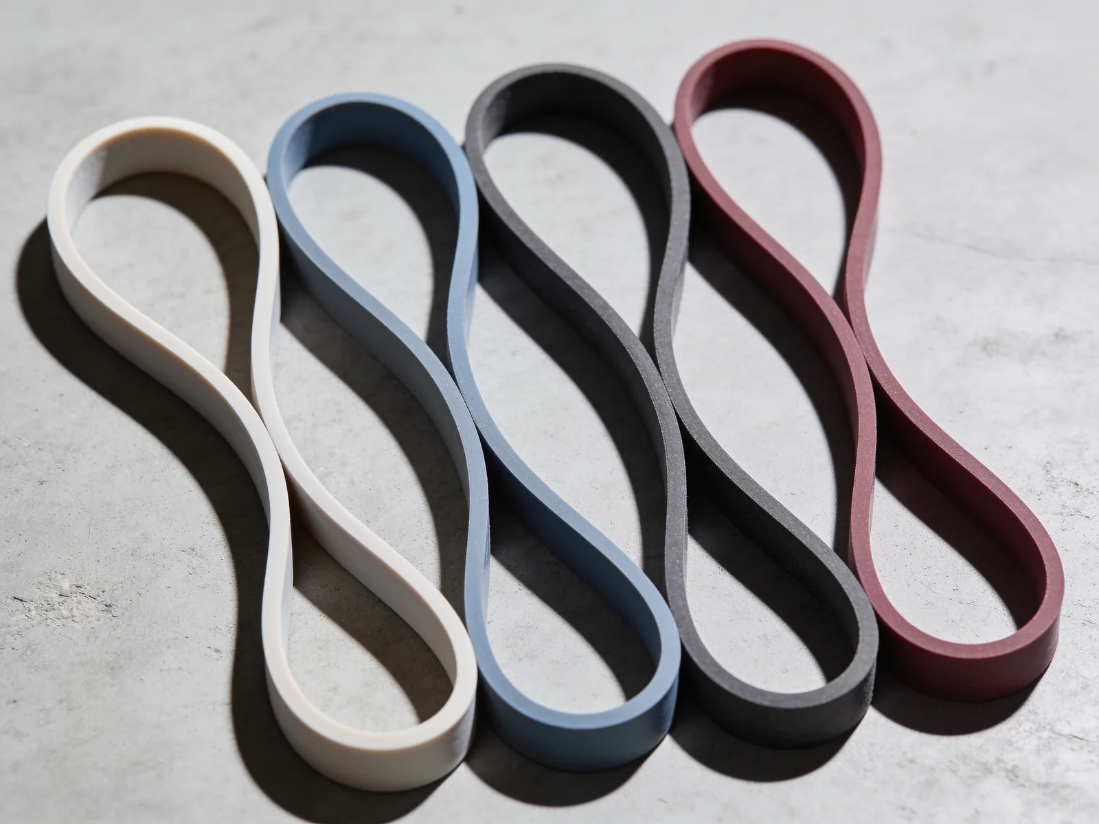Latex Loop Set — Five 12 in natural latex loops. The cheapest way in.