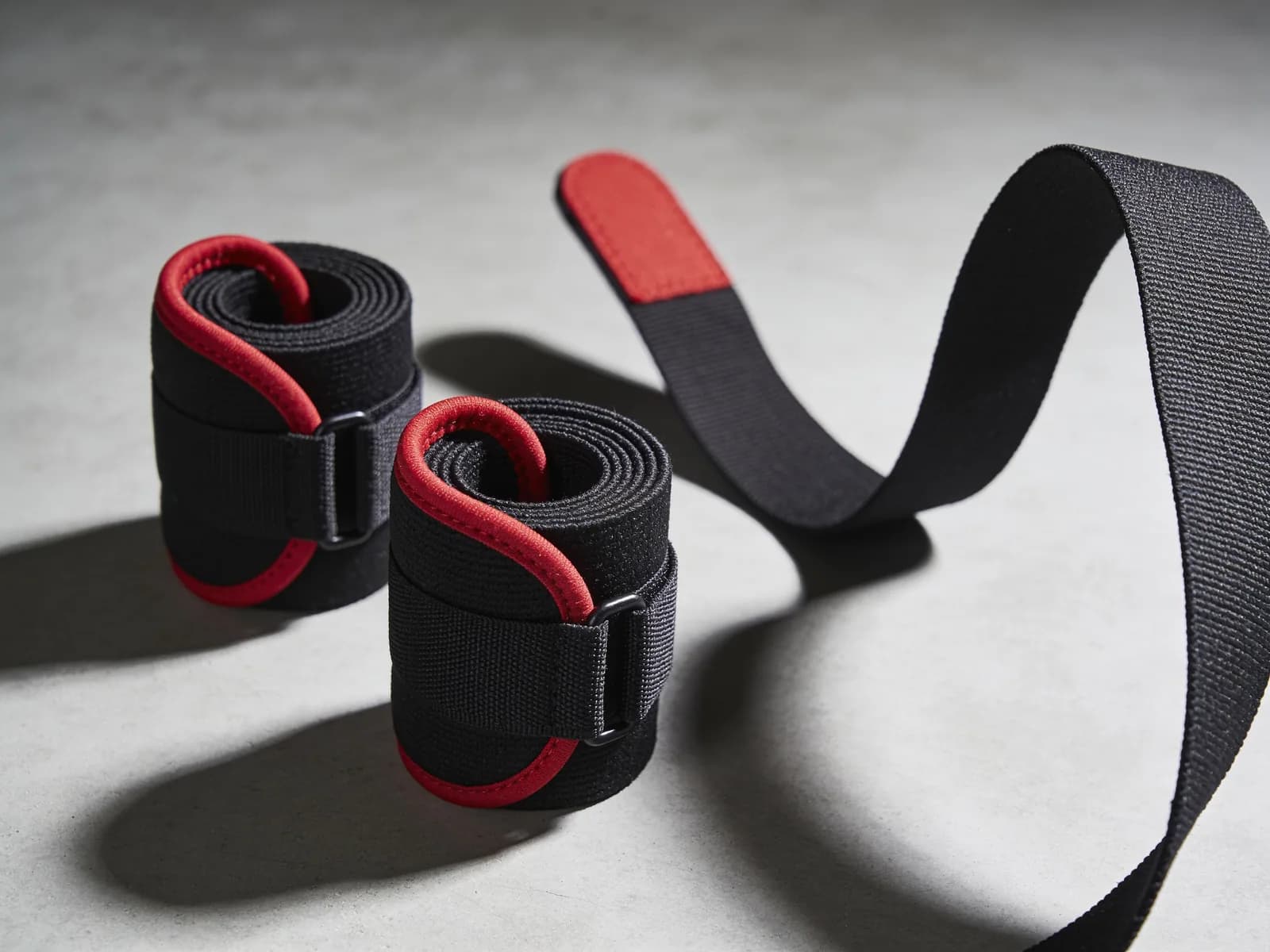 Wrist Wrap Pair — 18 in elastic wrap with a thumb loop.